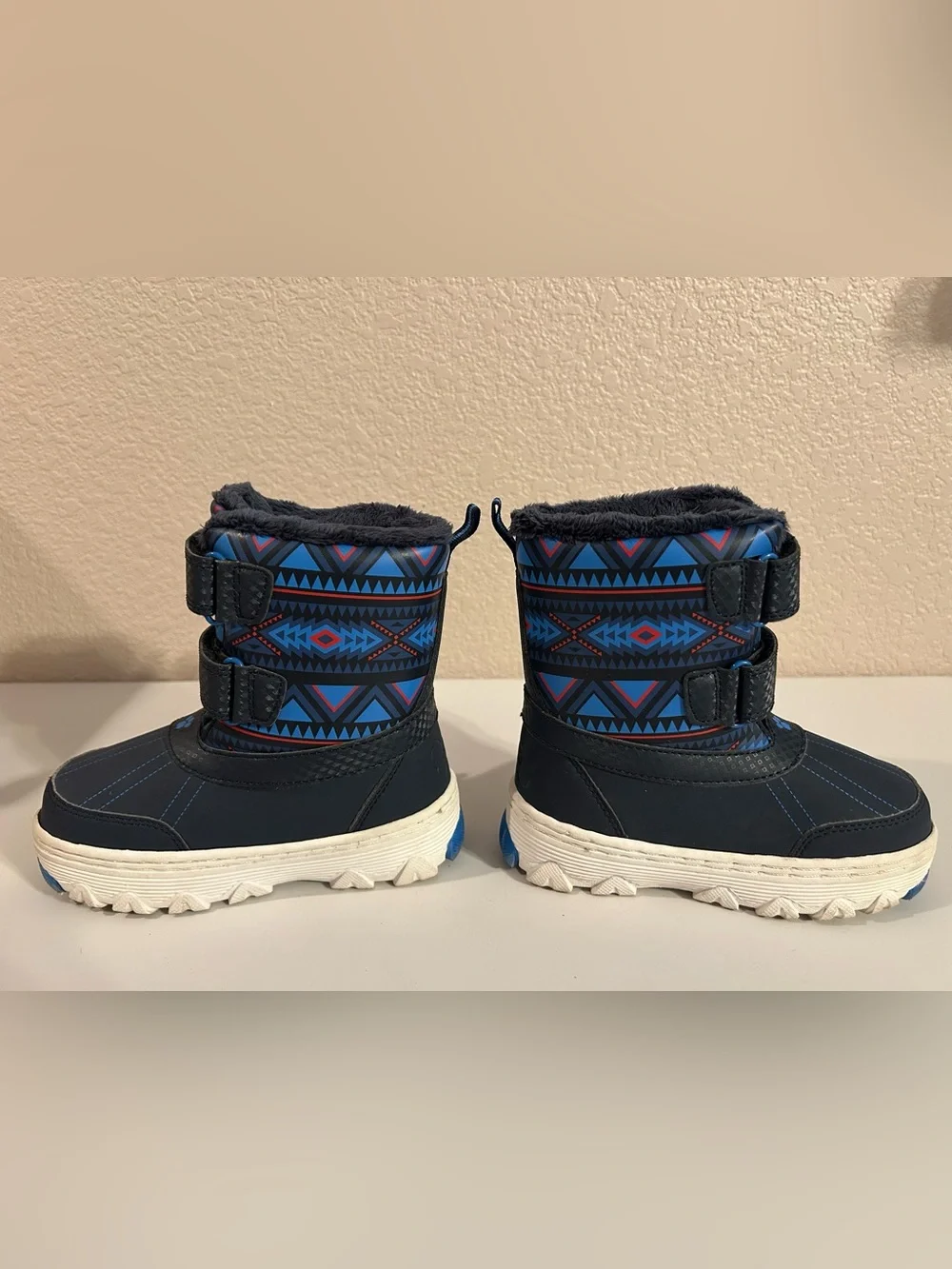 Nickelodeon Paw Patrol Toddler Light Up Winter Boots Blue Size 10